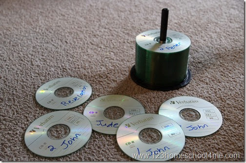 Books of the Bible Actiivty with CD Spindels Books of the Bible Actiivty with CD Spindels