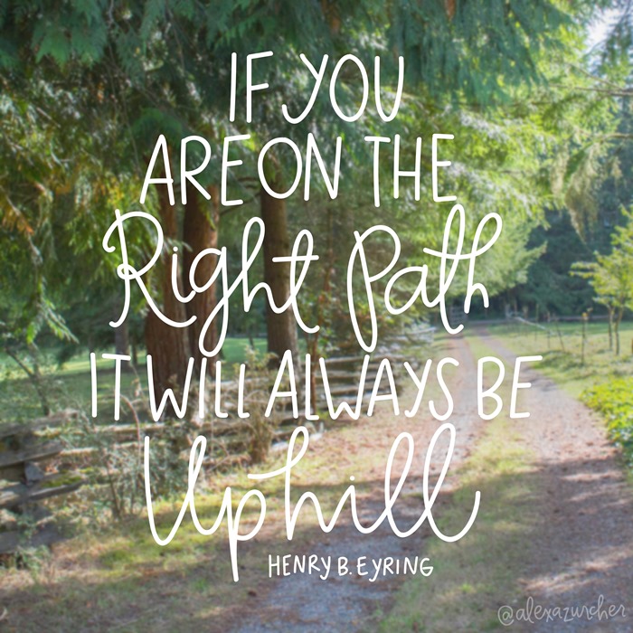 Right Path Uphill Right Path Uphill
