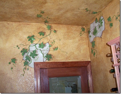 wine room mural 1