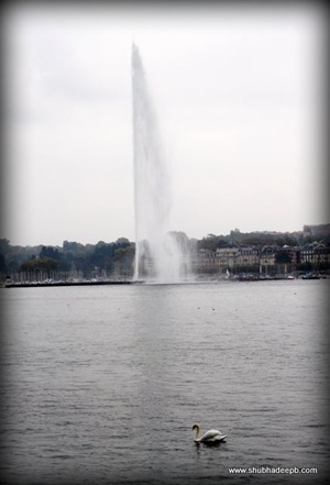 Jet d'Eau ..spewing water 140m into the air