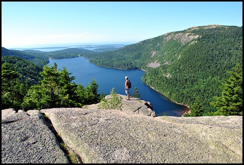 05c - North Bubble - view of Jordan Pond