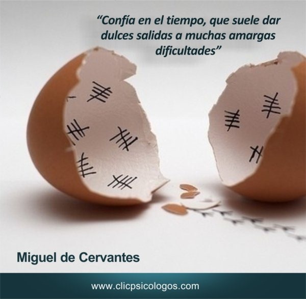 frase 16 Confía en el tiempo, que suele dar dulces salidas a muchas amargas dificultades (imagenes con frases )