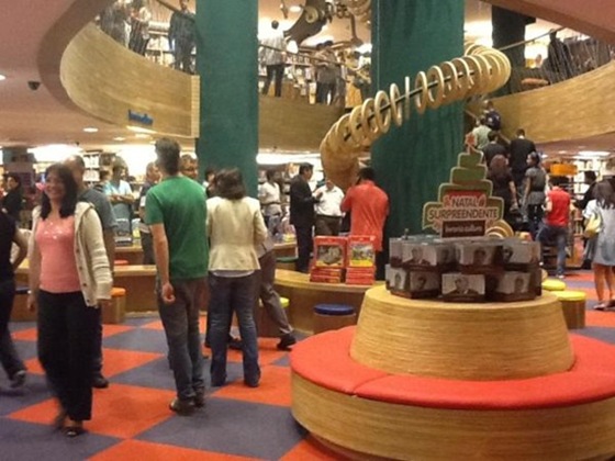 Livraria Cultura em Curitiba - Foto via @ShoppingCtba