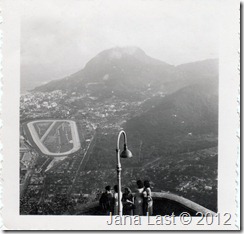 View of Rio de Janeiro Brazil from Observation Deck at Corcovado May 24 1952