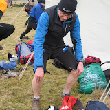 Pre-race knee prep Pre-race knee prep