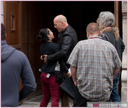a Ggood day to die hard filming 070512