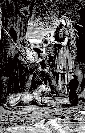Oden Hos Saga, Asatru Gods And Heroes