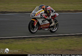 ASBK Queensland Raceway. Saturday qualifying and races.  2012 Round 3 - Support categories