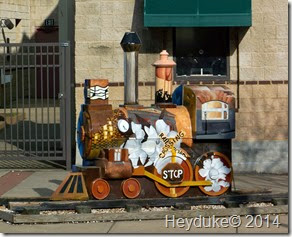 Bryan train Art on the Street Bryan train Art on the Street