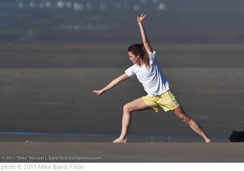 'Girl doing exercises on Morro Strand State Beach' photo (c) 2011, Mike Baird - license: http://creativecommons.org/licenses/by/2.0/