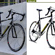 This was a picture of a road bike I was trying to sell. I took the original picture of the bike against an old white sheet and removed all of the surroundings from the image to better showcase the bike.