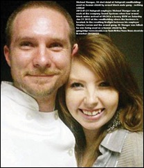 Stenger Michael with fiancee Rene Roestorf HE was shot dead when used as human shield by gang of armed blacks Sound Systems NELSPRUIT Stenger Michael with fiancee Rene Roestorf HE was shot dead when used as human shield by gang of armed blacks Sound Systems NELSPRUIT