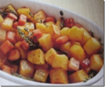 Patate al forno con prosciutto 