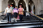 Peas Peas Ayui, Puwaanch Kintui Antich,  Ampush Ayui Chayat  and Jiyukam Irar Miik stood in the grand hall of the Canadian Parliament on April 25, 2012.