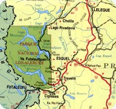 parco nazionale los alerces map parco nazionale los alerces map