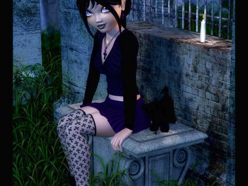 Anime Goth, Gothic Girls