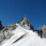 Mont�e � l'Aiguille du Midi