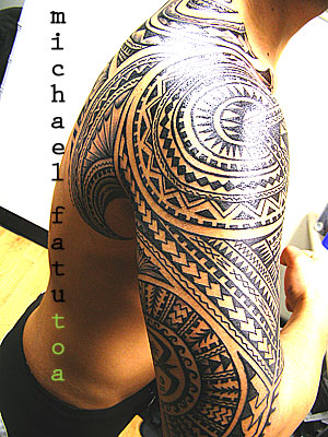 samoan tattoos by michael fatutoa aka' samoan mike 