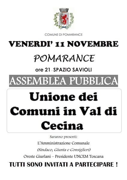 COMUNE DI POMARANCE 1