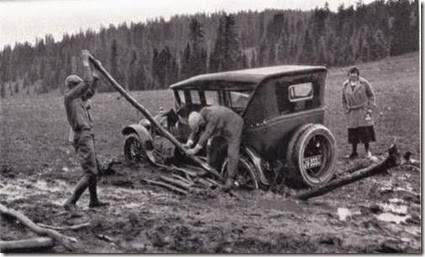 Car stuck in Cedar Brakes, Utah Car stuck in Cedar Brakes, Utah