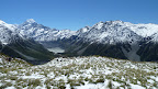 Mount Cook, Hooker Lake; Mueller Hut Route, Tag 1.