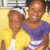 Cousins Maria Estefani and Ana Wendy are all smiles