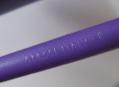 Alessi imprint on violet Christy bowl