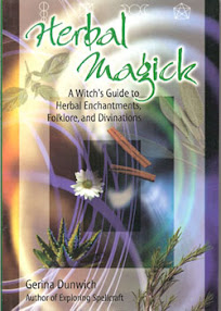 Cover of Gerina Dunwich's Book Herbal Magick A Witchs Guide To Herbal Enchantments Folklore And Divinations