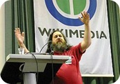 Richard Stallman en Wikimanía 2005