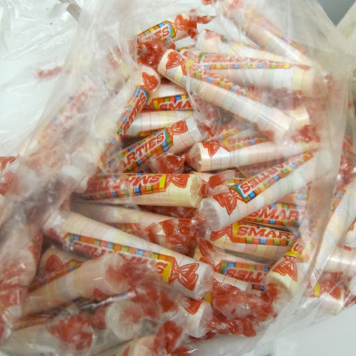 Smarties are Fritz's favorite candy to eat and to share.