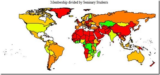 Seminary to membership World Map Seminary to membership World Map
