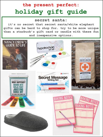 2011.12.06 - Holiday Gift Guide - Secret Santa