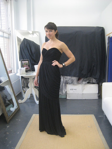 This Melissa Sweet gown was one of Amy's favorites, but the jersey fabric was a little too heavy for the beach.