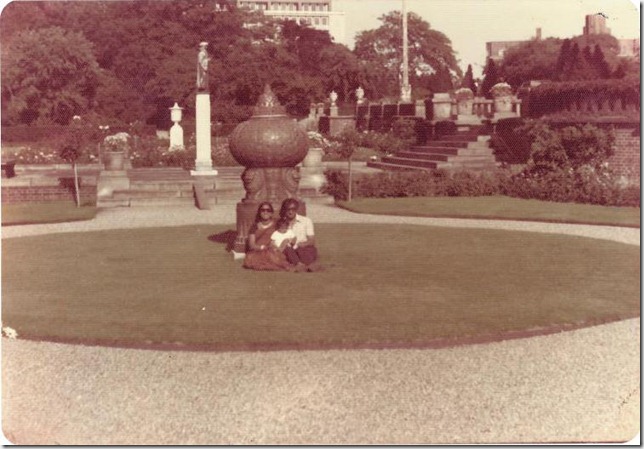 Three of us at the Peace palace, Den Haag