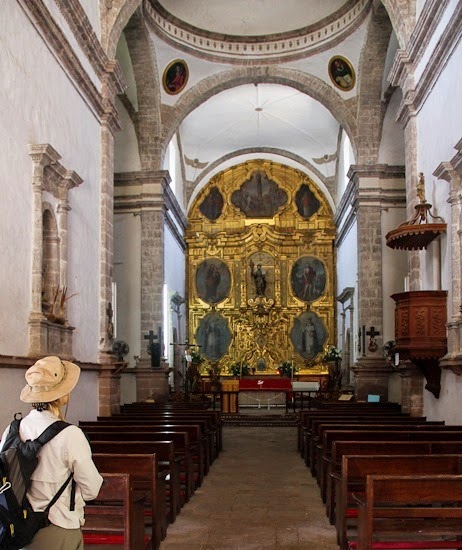 San Ignacio Church Inside