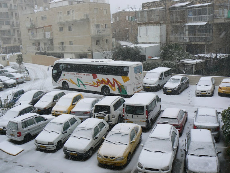 В Иерусалиме снег!!!!