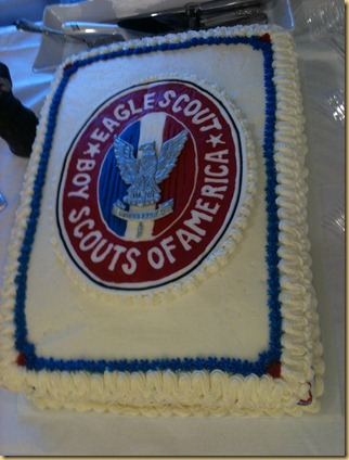 Eagle Scout sheet cake