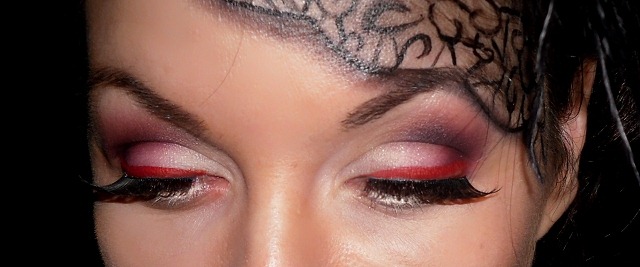 moulin rouge makeup look eotd eotn inspiration paris cabaret