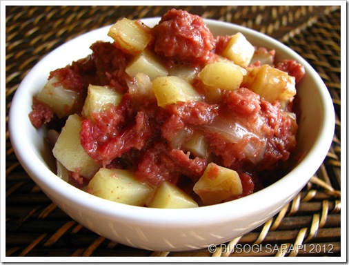 GINISANG CORNED BEEF WITH POTATOES© BUSOG! SARAP! 2012