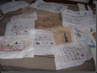 unfinished cross stitch