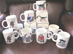 kliban cat mugs2