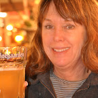 Grandma Suzie and her medium sized beer. At the restaurant on the Markt where we ate Fri nite DSC_0780.jpg
