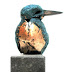 Object: 17812 - Ijsvogel omkijkend - 6 cm - € 650,=