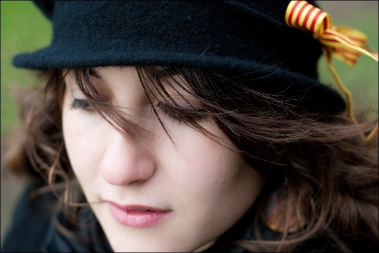 21/10/2011 -- ADV PHOTOJOURNALISM -- Anna Puente Llucià, a Catalunyan girl with a Spanish passport, waiting for the day her home country becomes independent. Photograph: Aleksander Szojda / DCU