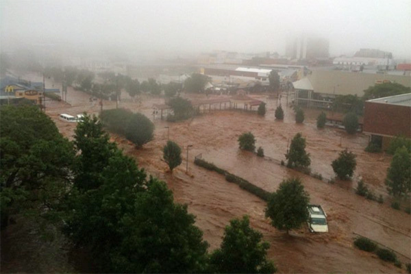 Flooding in Queensland, Australia, 29 January 2013. Photo: 3aw.com.au