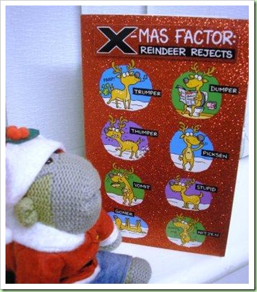 X factor Christmas card