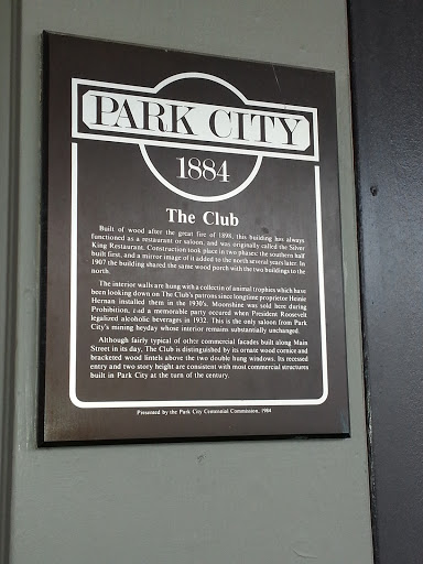 The Club Plaque