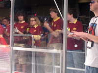 The drive team waiting for a match to start