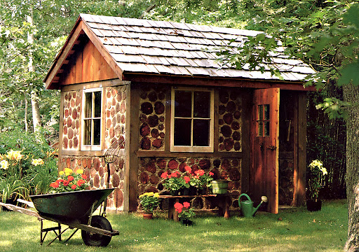 Rustic Garden Sheds with Porches