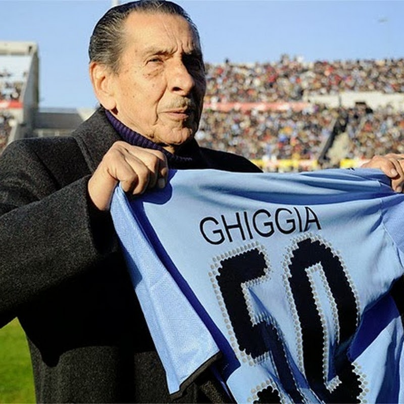 Alcides Ghiggia, o último vencedor vivo da Copa de 1950